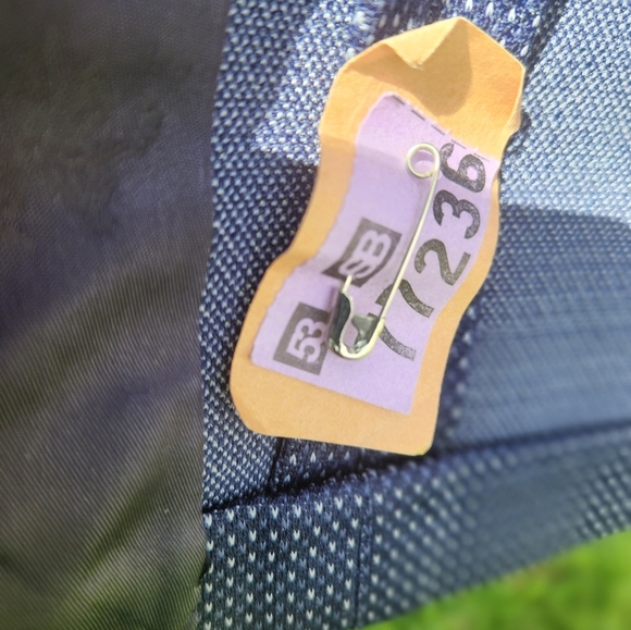 HART SCHAFFNER & MARKS WALLACHS Navy Knit Sports Coat, Blazer SIZE 40 VINTAGE - Picture 10 of 14